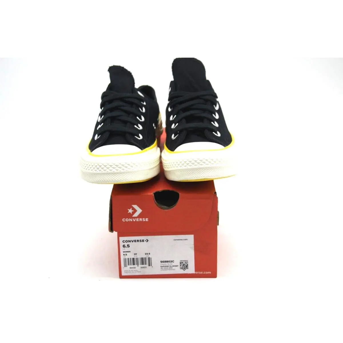 Converse shoes - Converse Chuck Taylor All Star - 568802C - BLACK/SPEED YELLOW/EGRET 2