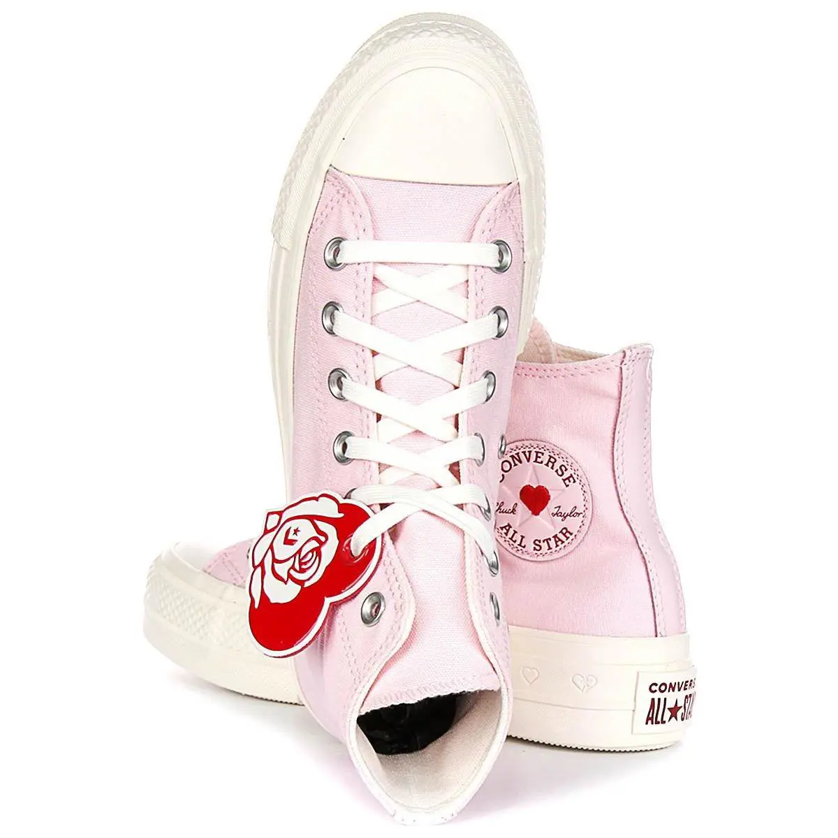 Converse shoes - PINK WHITE 2