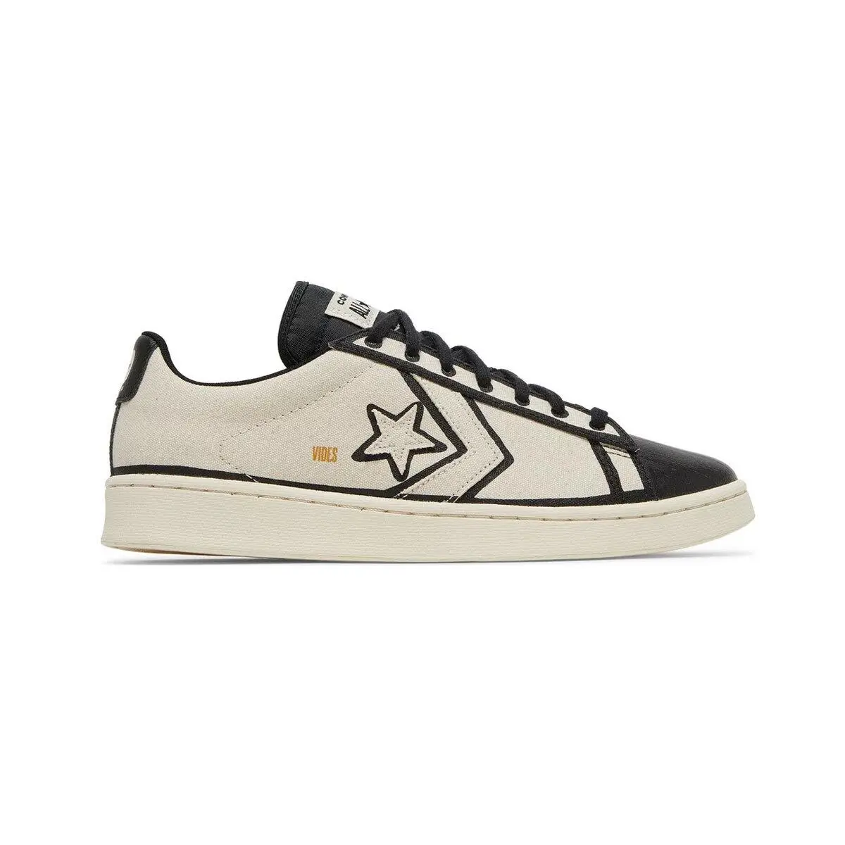 Converse Men`s Pro Leather Joshua Vides A00713C Ivory/black/white SZ 6-15 - Ivory/Black/White