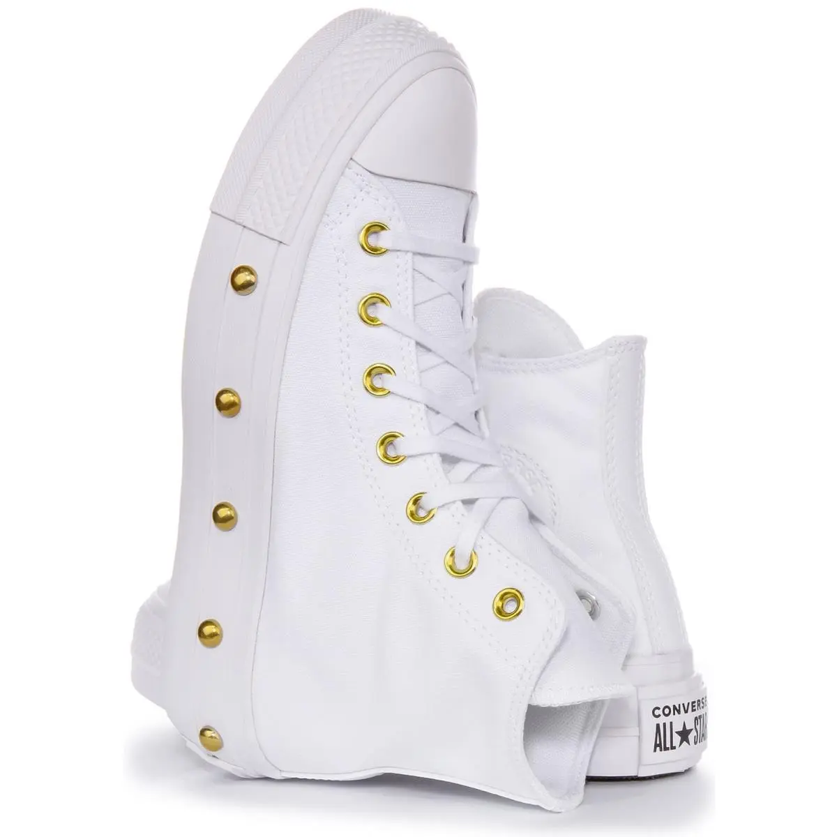 Converse shoes - WHITE GOLD 2