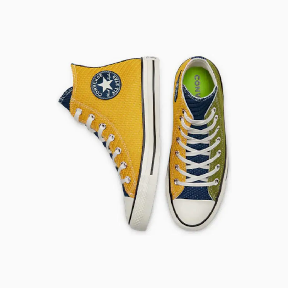 Converse shoes - Converse Chuck Taylor All Star Runway Cable - Dark Moss/Saffron Yellow 3