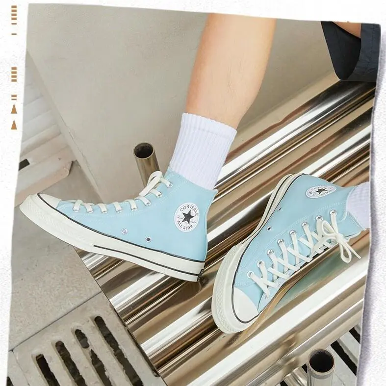 Converse shoes - Converse Chuck 70 High - Chuck High - A00621C - Soft Juniper/Egret/Black 4