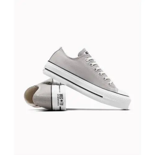 Converse shoes - Converse Chuck Taylor Lift Ox Low - A00560F - Yellow, Manufacturer: Lemon Drop/Black/White 10