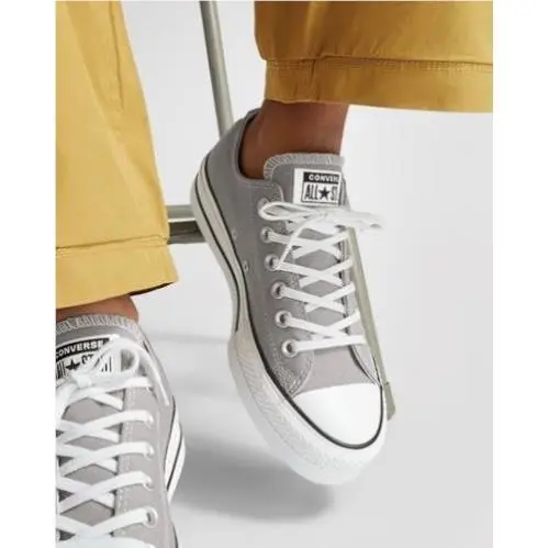 Converse shoes - Converse Chuck Taylor Lift Ox Low - A00560F - Yellow, Manufacturer: Lemon Drop/Black/White 14