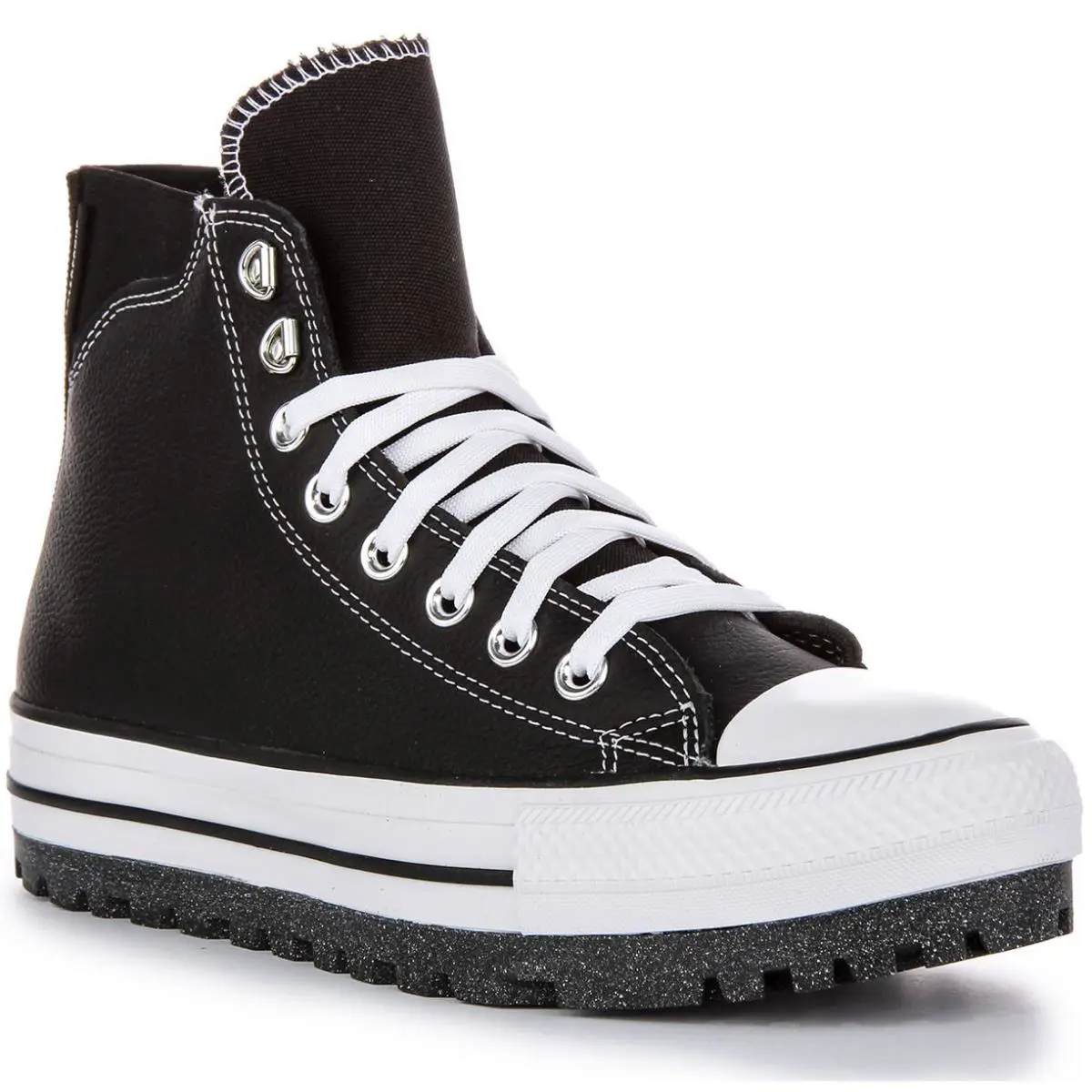 Converse A04480C All Star City Trek Womens Sneakers Black White US 6 - 12 - BLACK WHITE