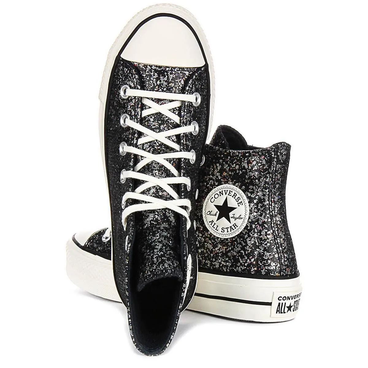 Converse shoes - BLACK SILVER 2