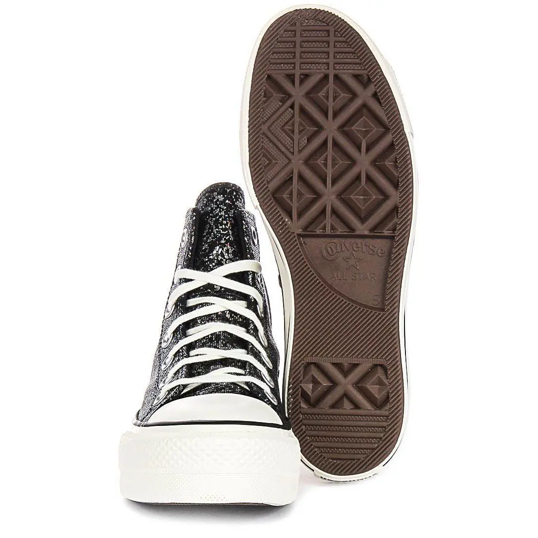 Converse shoes - BLACK SILVER 3