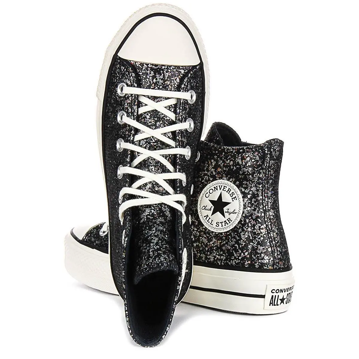 Converse shoes - BLACK SILVER 8