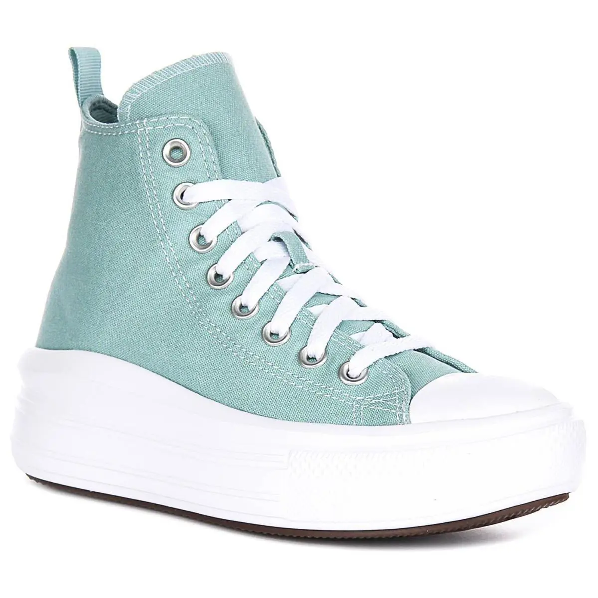 Converse A10703C CT Hi All Star Lace Up Junior Girls Sneakers In Mint US 4 - 7 - MINT