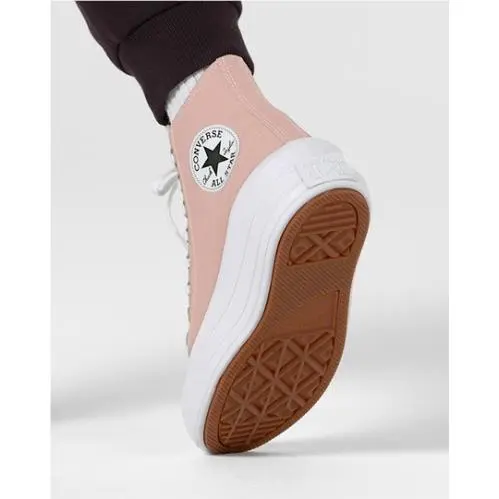 Converse shoes - Chuck Taylor All Star Move Hi - A01369C - Stone Mauve / White 6