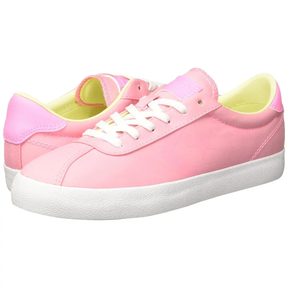 Women`s Converse Breakpoint Low Top Sneaker 555920C Mult Sizes Pink Glow/lemon - Pink Glow/Lemon Haze/White