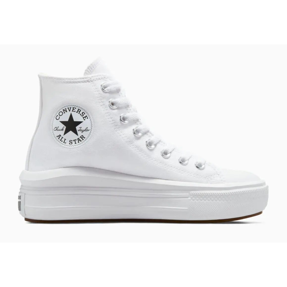 Converse Chuck Taylor All Star Move Women`s High-top Platform Sneakers 8 and 9 - White/Natural Ivory/Black