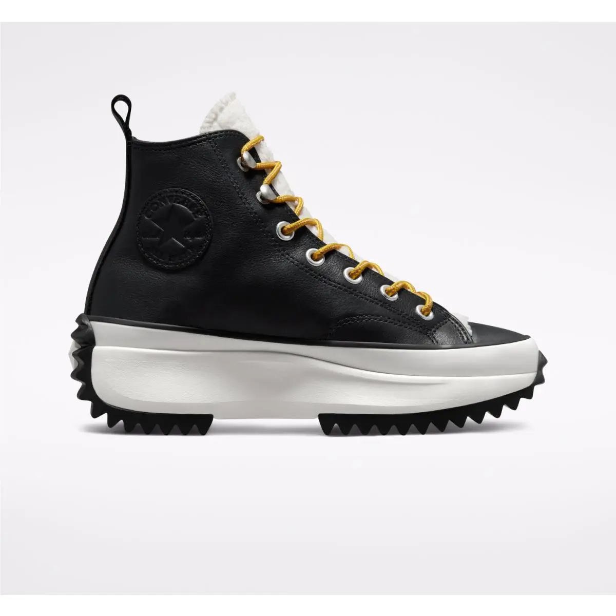 Converse shoes - Run Star Hike Platform Sherpa - 573110C - Black/Egret/Black 0