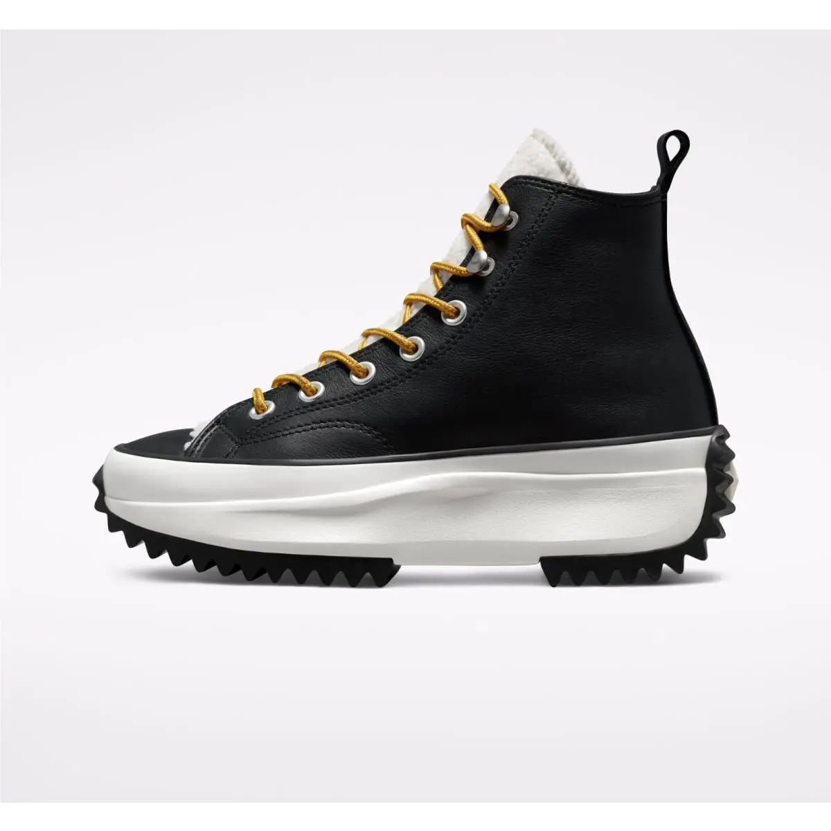 Converse shoes - Run Star Hike Platform Sherpa - 573110C - Black/Egret/Black 1