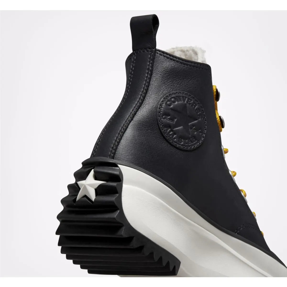 Converse shoes - Run Star Hike Platform Sherpa - 573110C - Black/Egret/Black 11