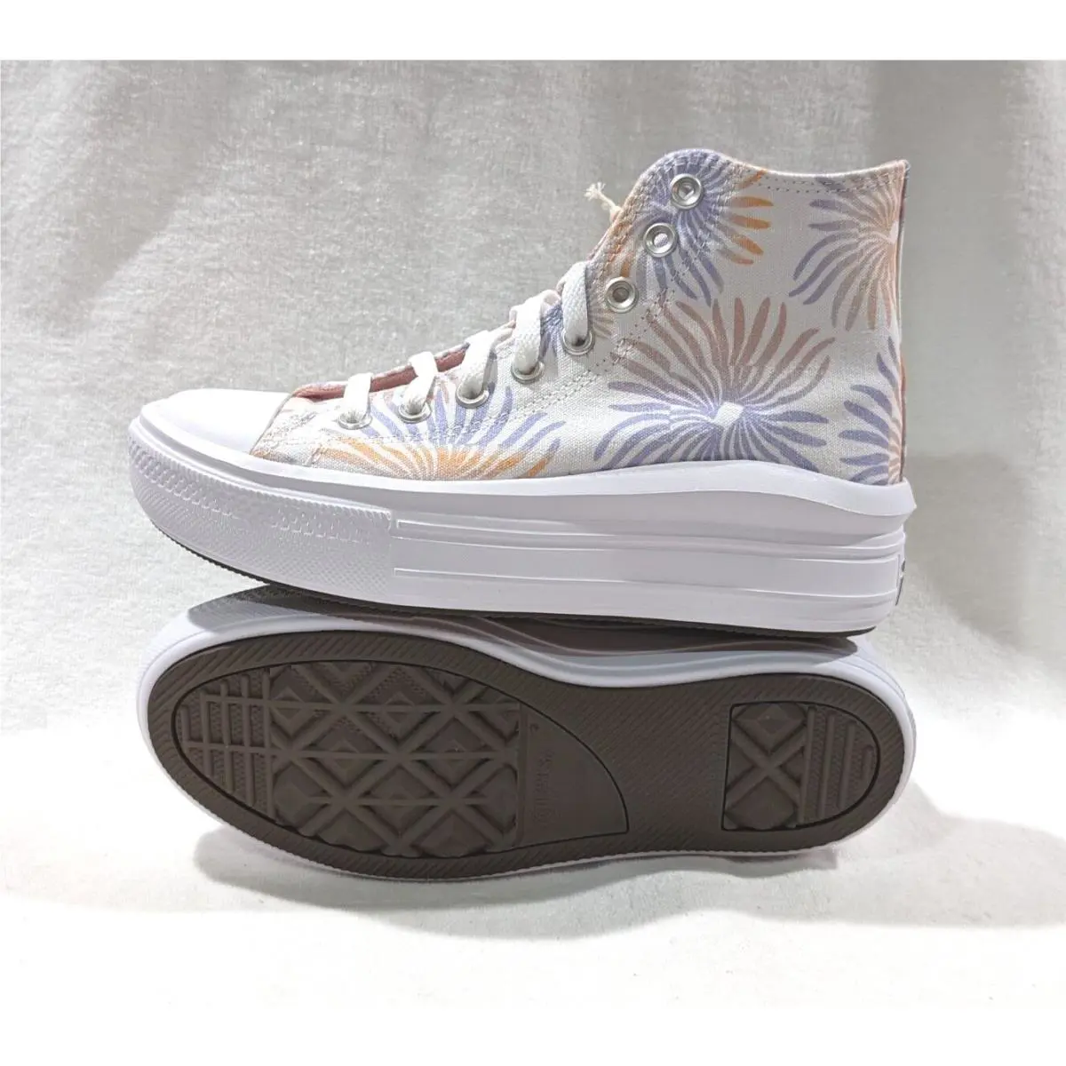 Converse shoes - Converse CTAS Move Hi - CTAS Move - A06672C - White/Multicolor
