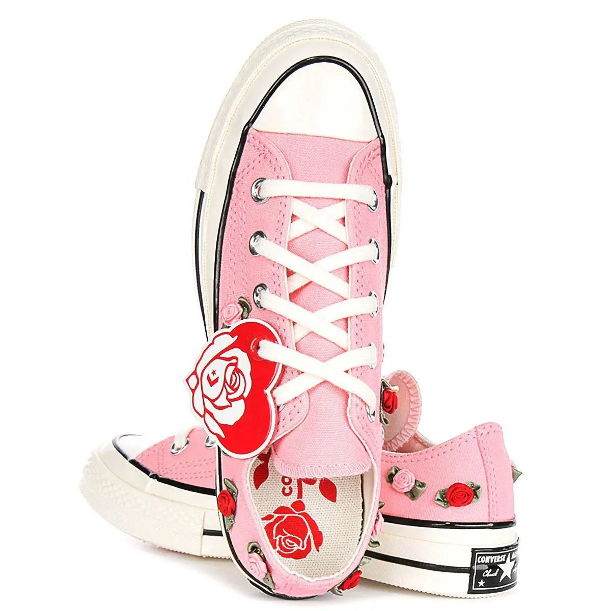 Converse shoes - PINK WHITE 2