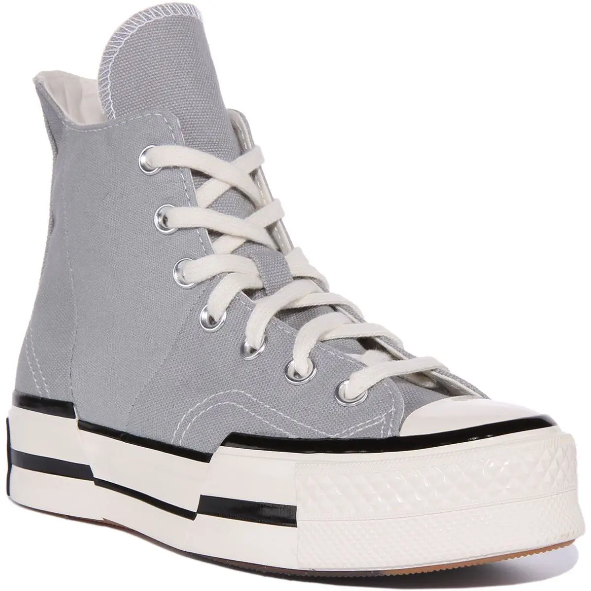 Converse A00741C Chuck 70 Plus Lace Up High Top Unisex Trainer Grey US 5 - 13