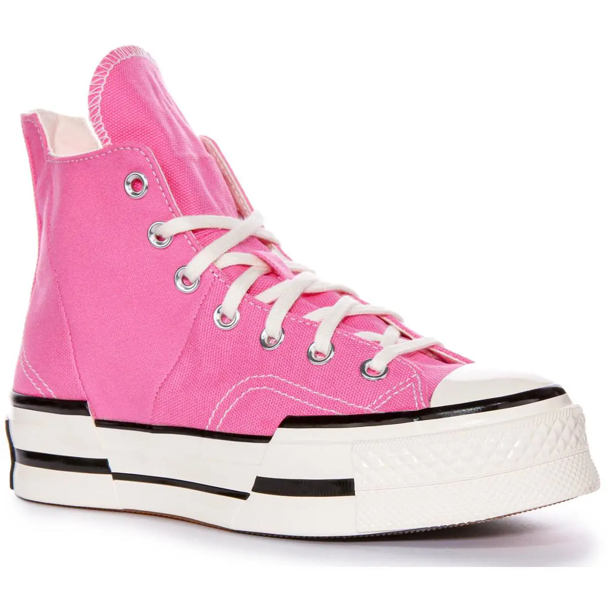 Converse A00741C Chuck 70 Plus Lace Up High Top Unisex Trainer Grey US 5 - 13 PINK