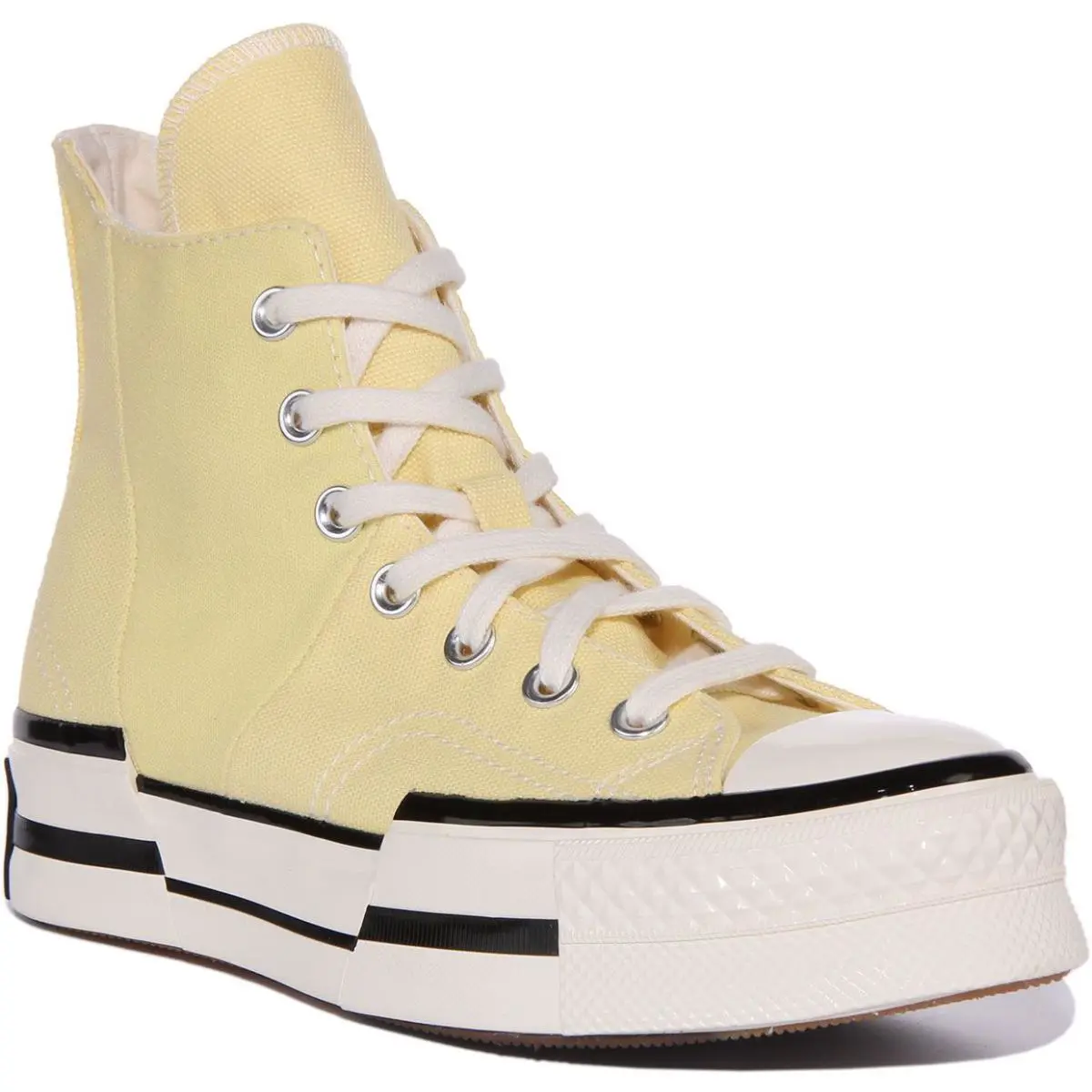 Converse A00741C Chuck 70 Plus Lace Up High Top Unisex Trainer Grey US 5 - 13 WHITE BLACK