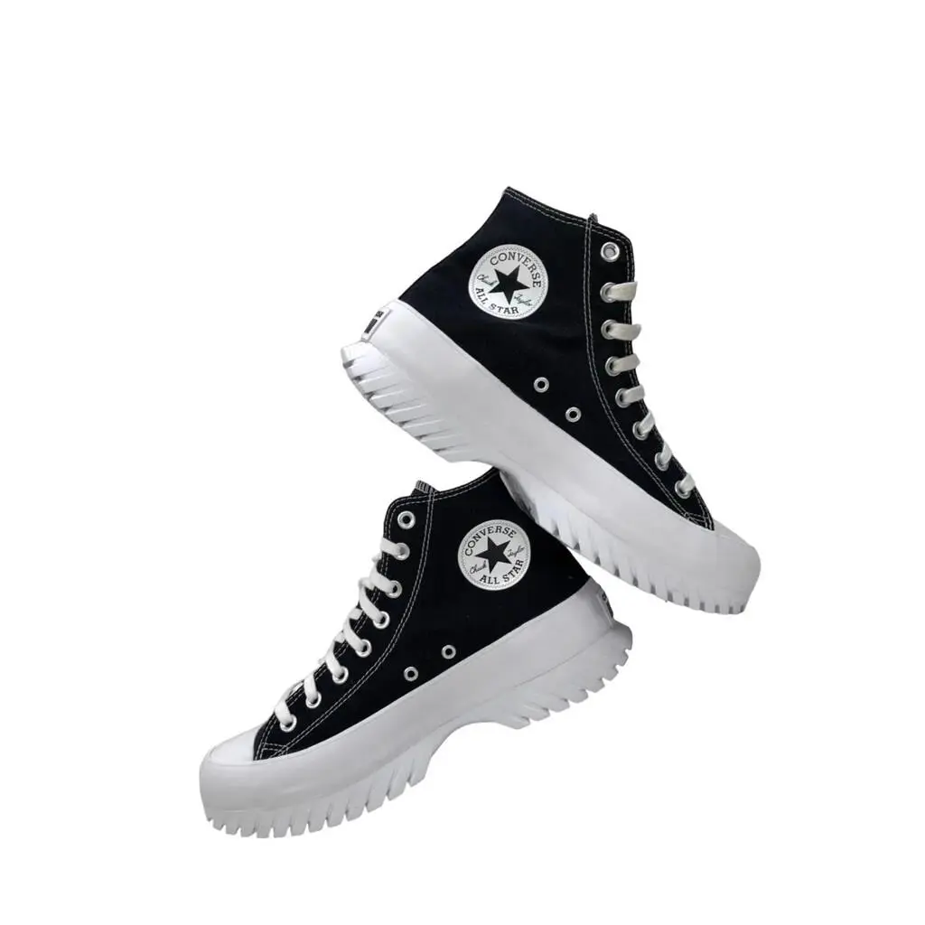 Converse Chuck Taylor All Star Lugged 2.0 High Top Black Sneakers - Black