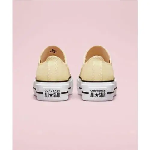 Converse shoes - Converse Chuck Taylor Lift Ox Low - A00560F - Yellow, Manufacturer: Lemon Drop/Black/White 2