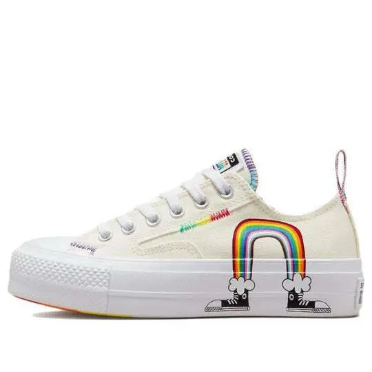 Converse Chuck Taylor All Star Lift Platform Low `pride` - Multicoloured