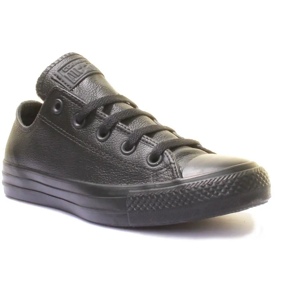 135253 Ct Half Low Black Mono Womens Sneakers In Black US 5 - 13 by Converse
