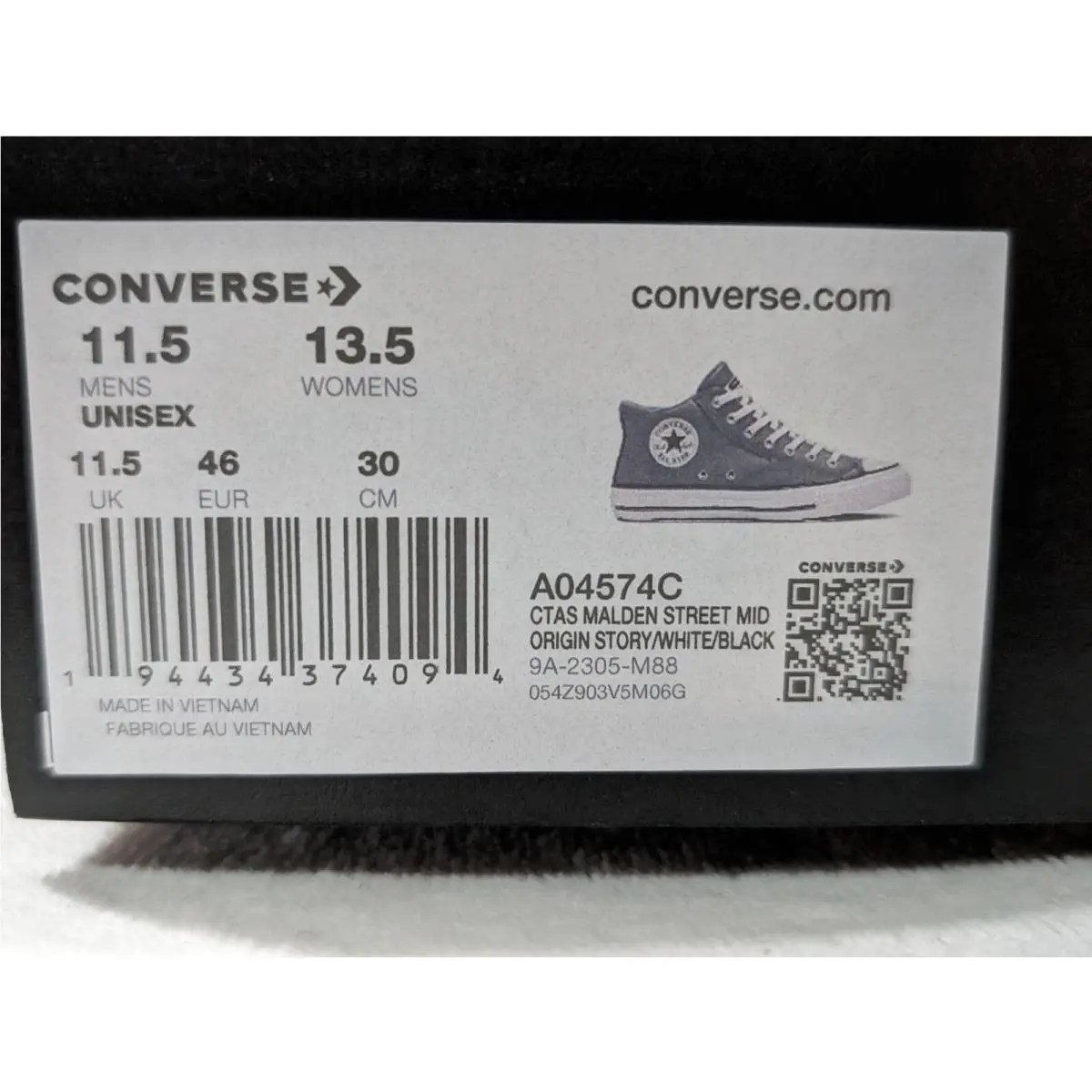 Converse shoes - Converse CTAS Malden Street Mid - A04574C - Grey/White 16