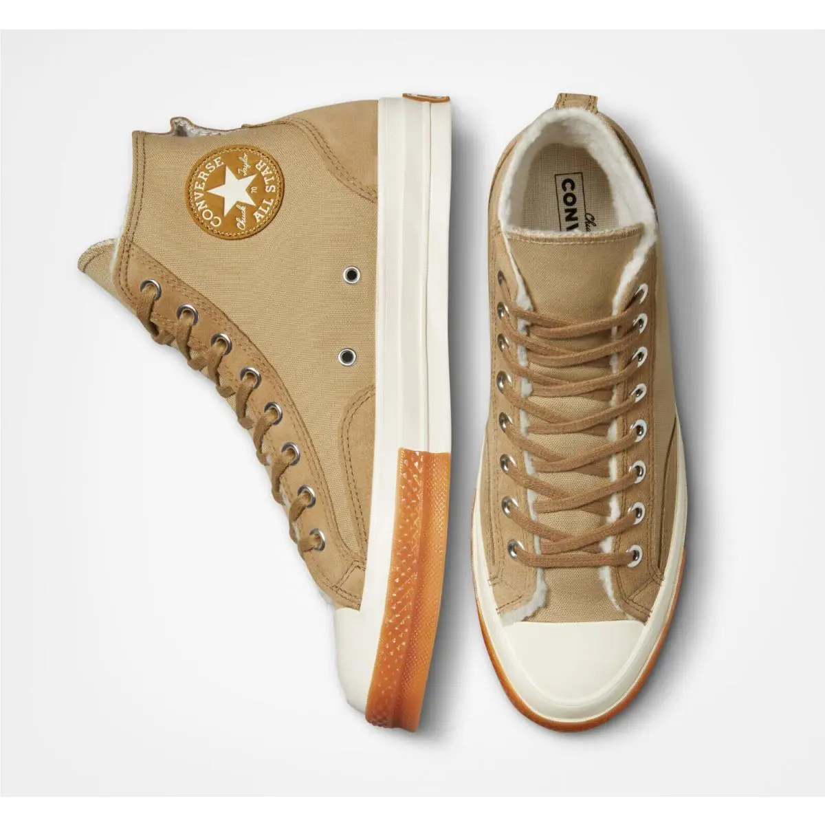 Converse shoes - Nomad Khaki/Sand Dune/Egret 3