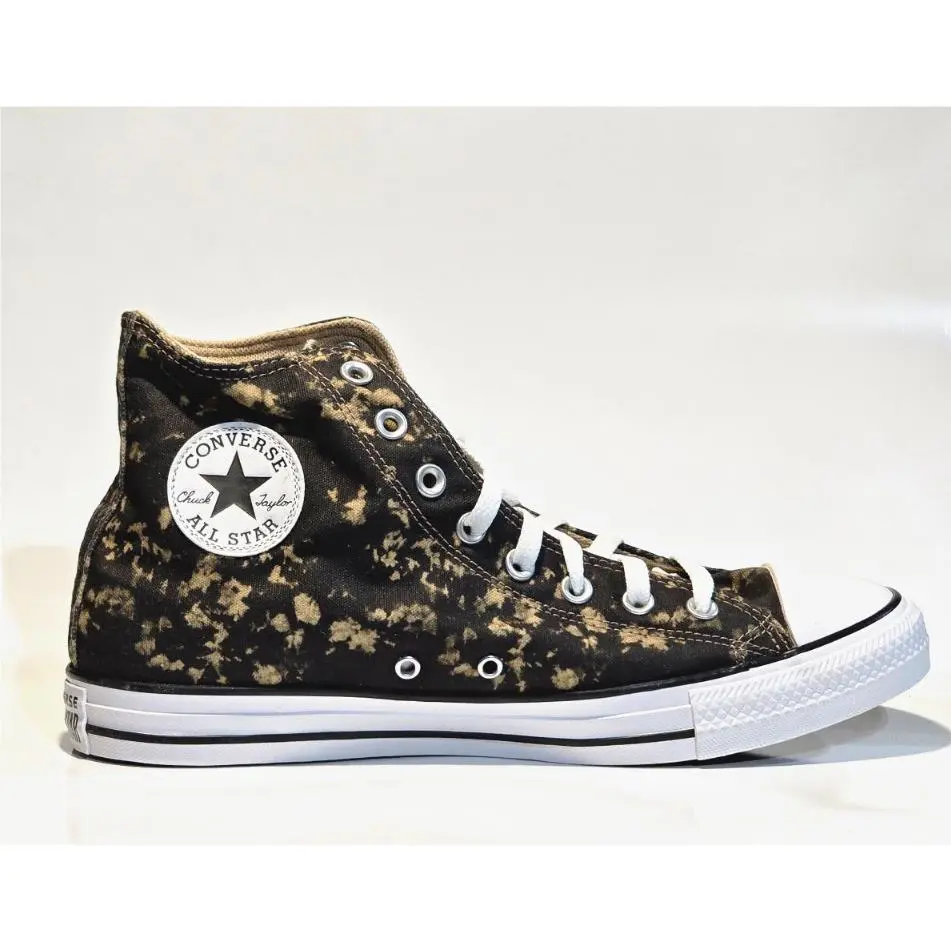 Converse Chuck Taylor All Star Hi Top Dip Dye Men`s Sneakers Kicks Brown Canvas - Multicolor