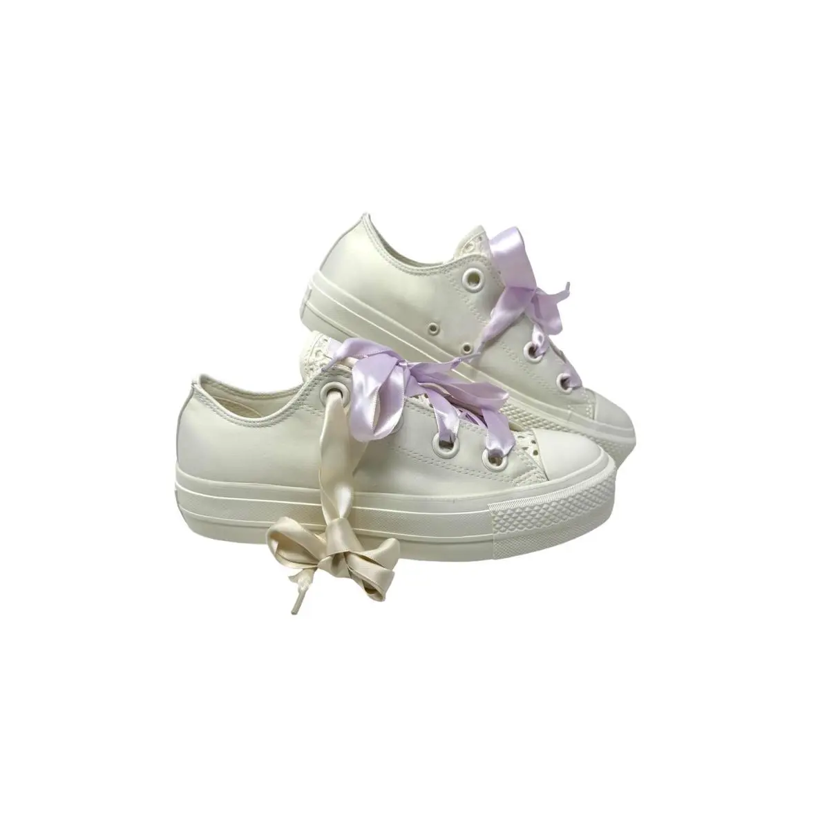 Converse shoes - Converse Chuck Taylor Lift Platform - A10301C - White 6