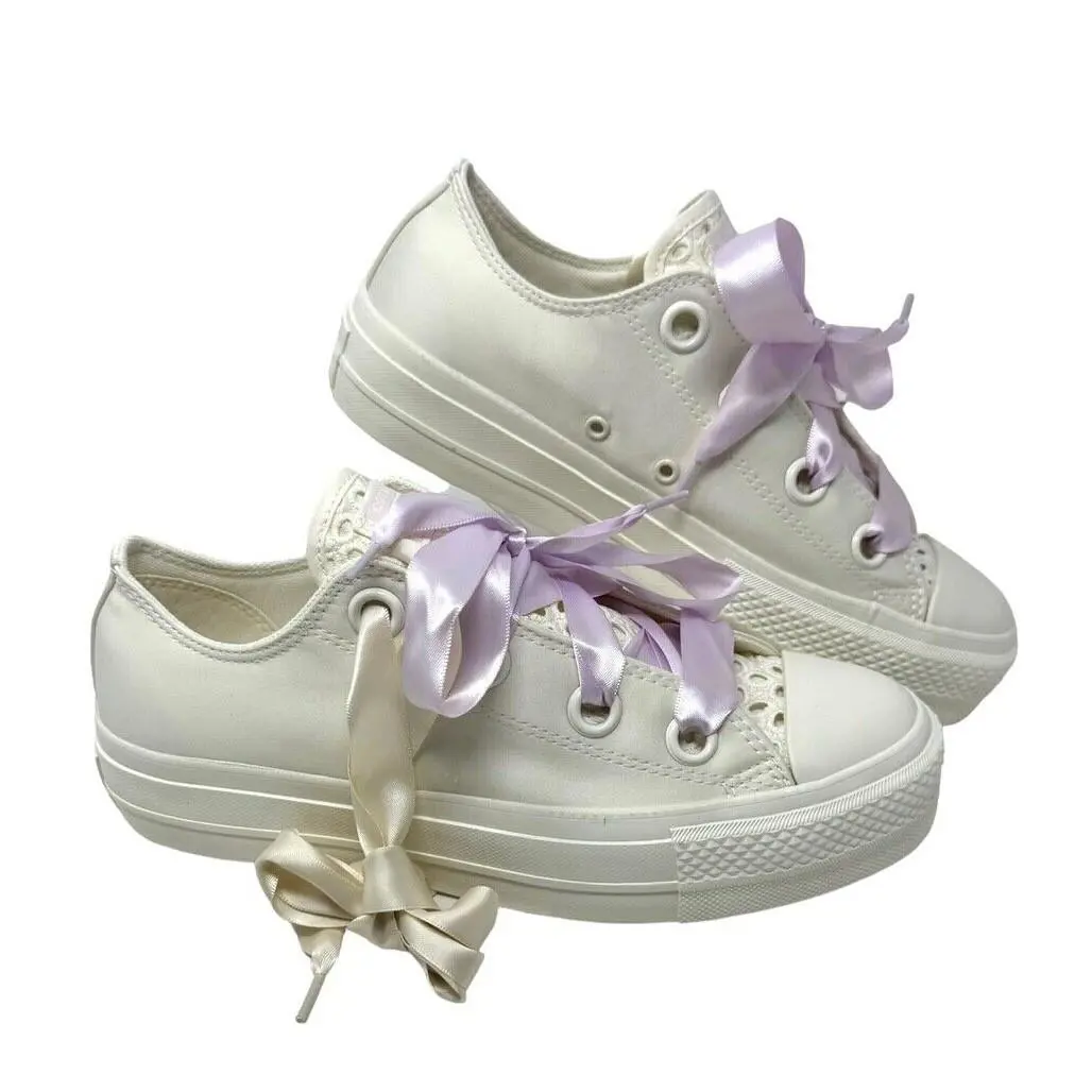 Converse shoes - Converse Chuck Taylor Lift Platform - A10301C - White 9