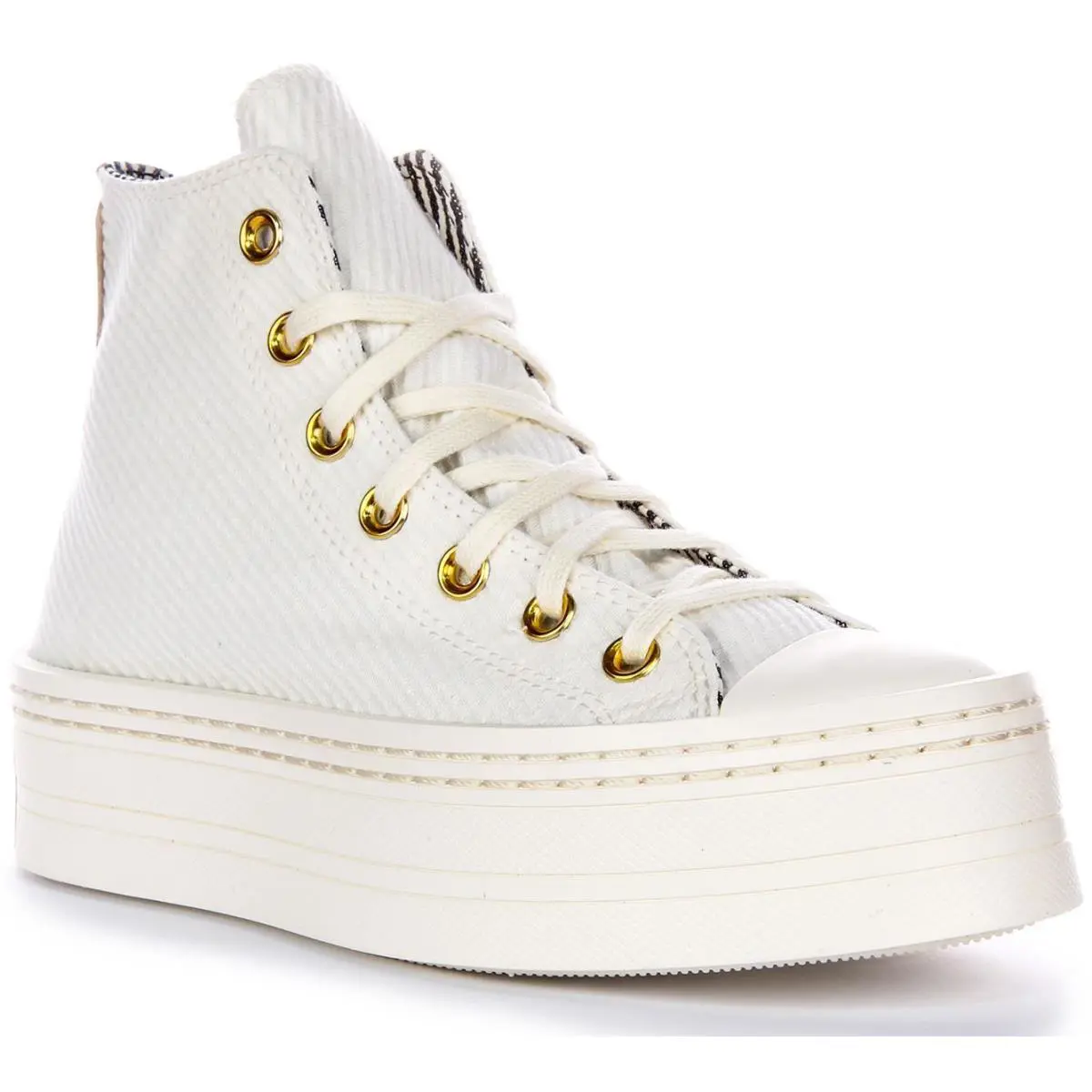 Converse A07204C Modern Lift Detailed Women Sneakers White Gold US 5- 10 - WHITE GOLD