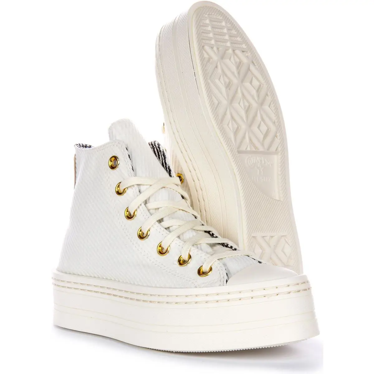 Converse shoes - WHITE GOLD 3