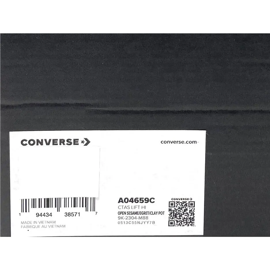 Converse shoes - Converse Chuck Taylor All Star Lift - A04659C - Yellow 8