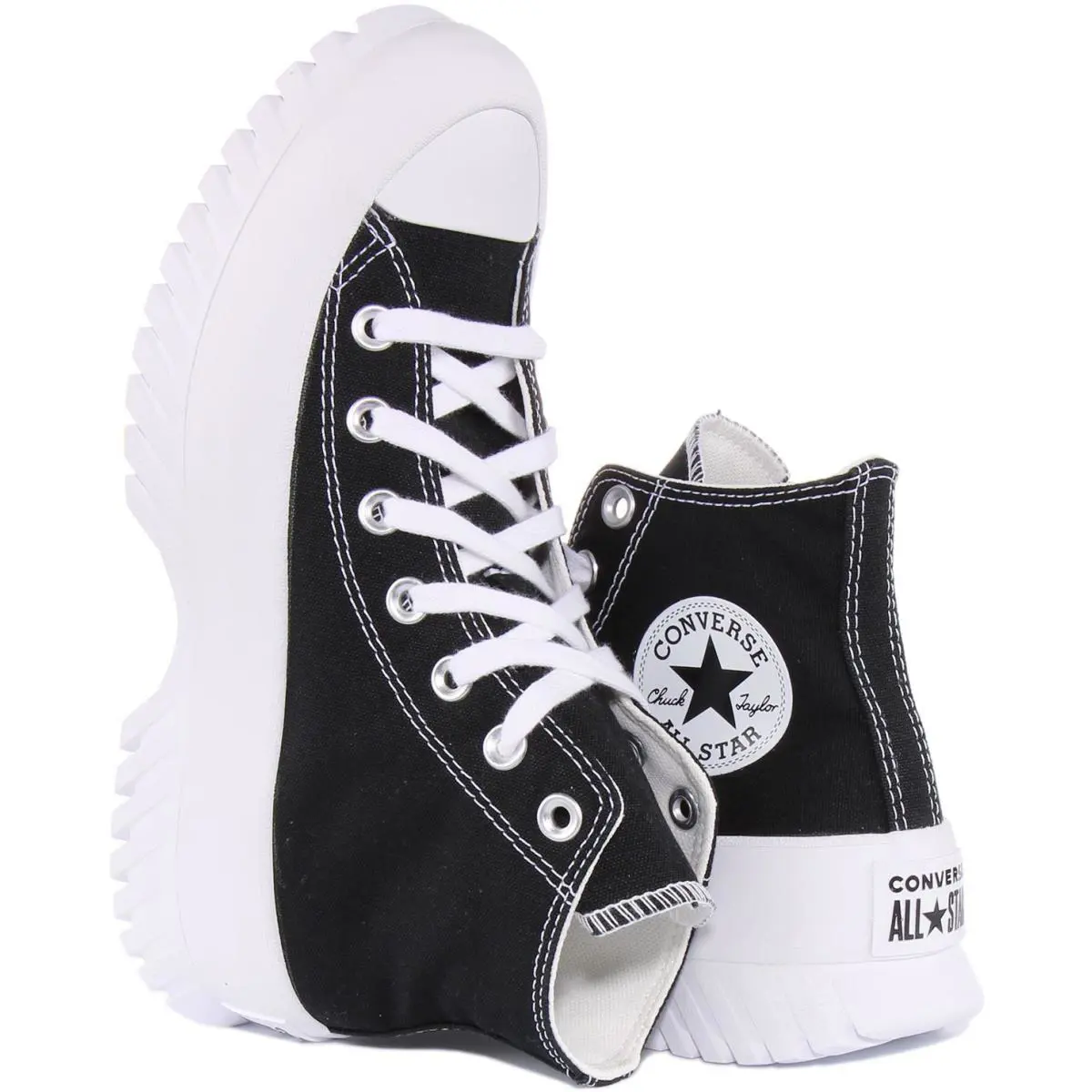 Converse shoes - BLACK WHITE 2