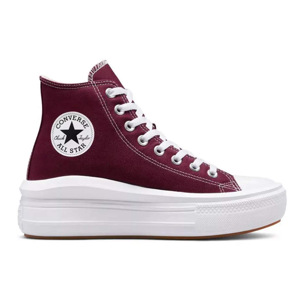 Converse shoes - Converse Chuck Taylor All-Star Move High Top - A02430C - Beetroot, Manufacturer: Beetroot/White/White 0