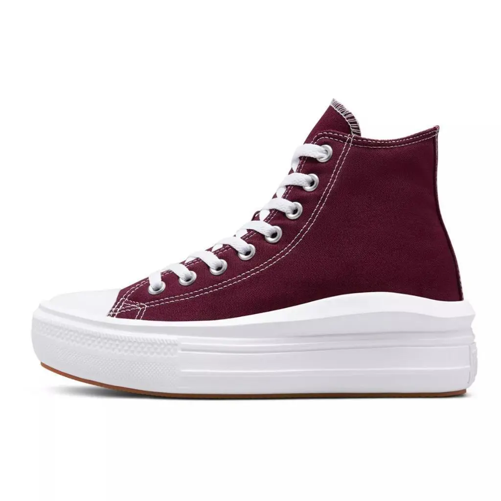 Converse shoes - Converse Chuck Taylor All-Star Move High Top - A02430C - Beetroot, Manufacturer: Beetroot/White/White 1