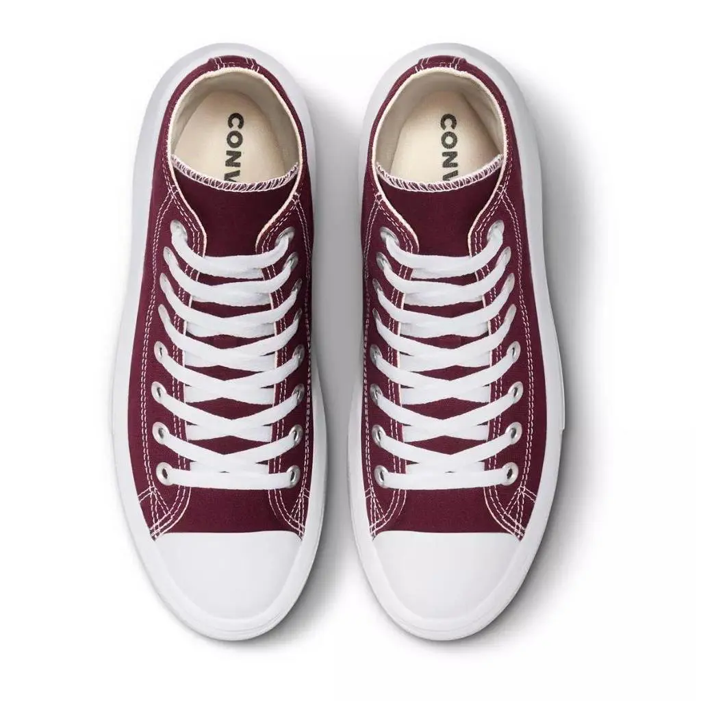 Converse shoes - Converse Chuck Taylor All-Star Move High Top - A02430C - Beetroot, Manufacturer: Beetroot/White/White 2