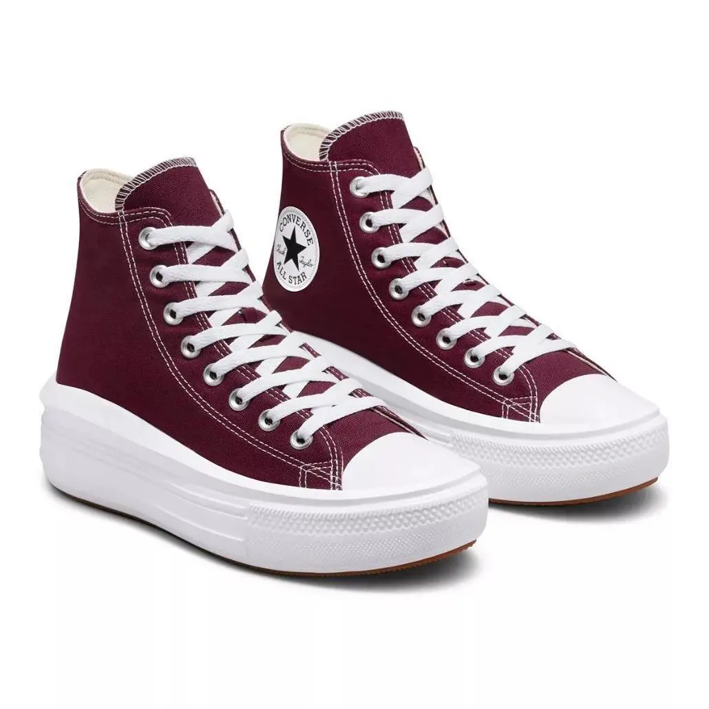 Converse shoes - Converse Chuck Taylor All-Star Move High Top - A02430C - Beetroot, Manufacturer: Beetroot/White/White 5