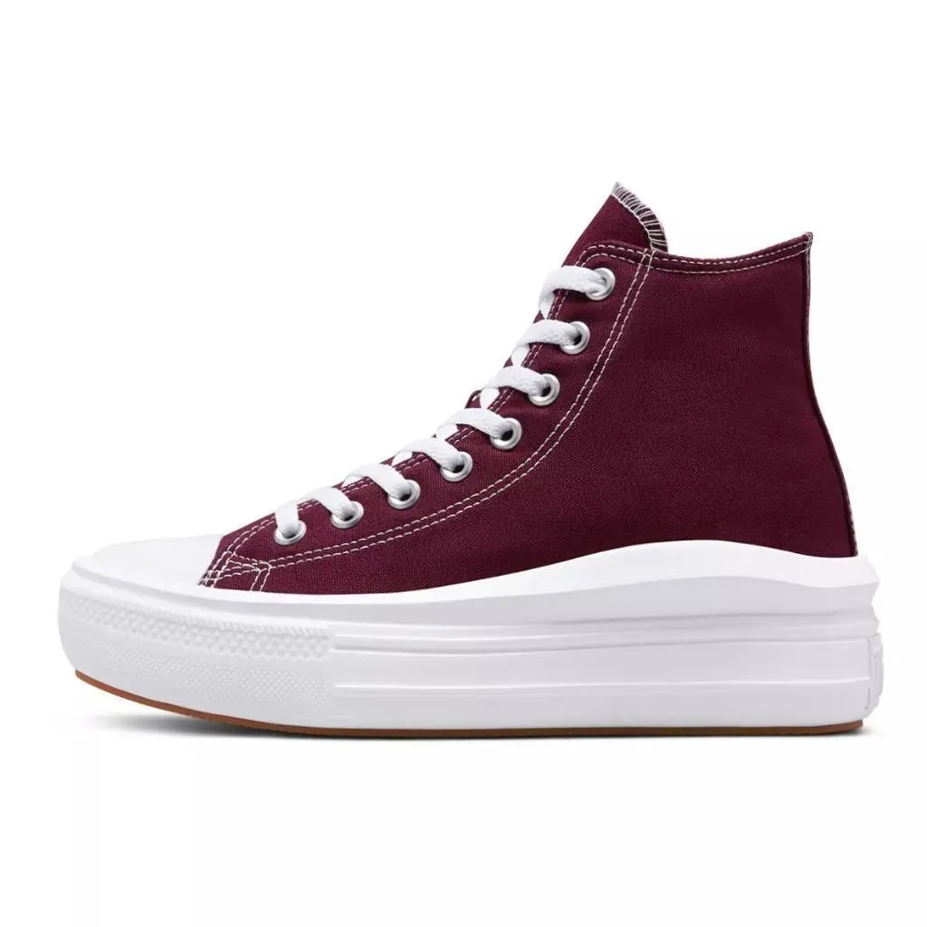 Converse shoes - Converse Chuck Taylor All-Star Move High Top - A02430C - Beetroot, Manufacturer: Beetroot/White/White 8