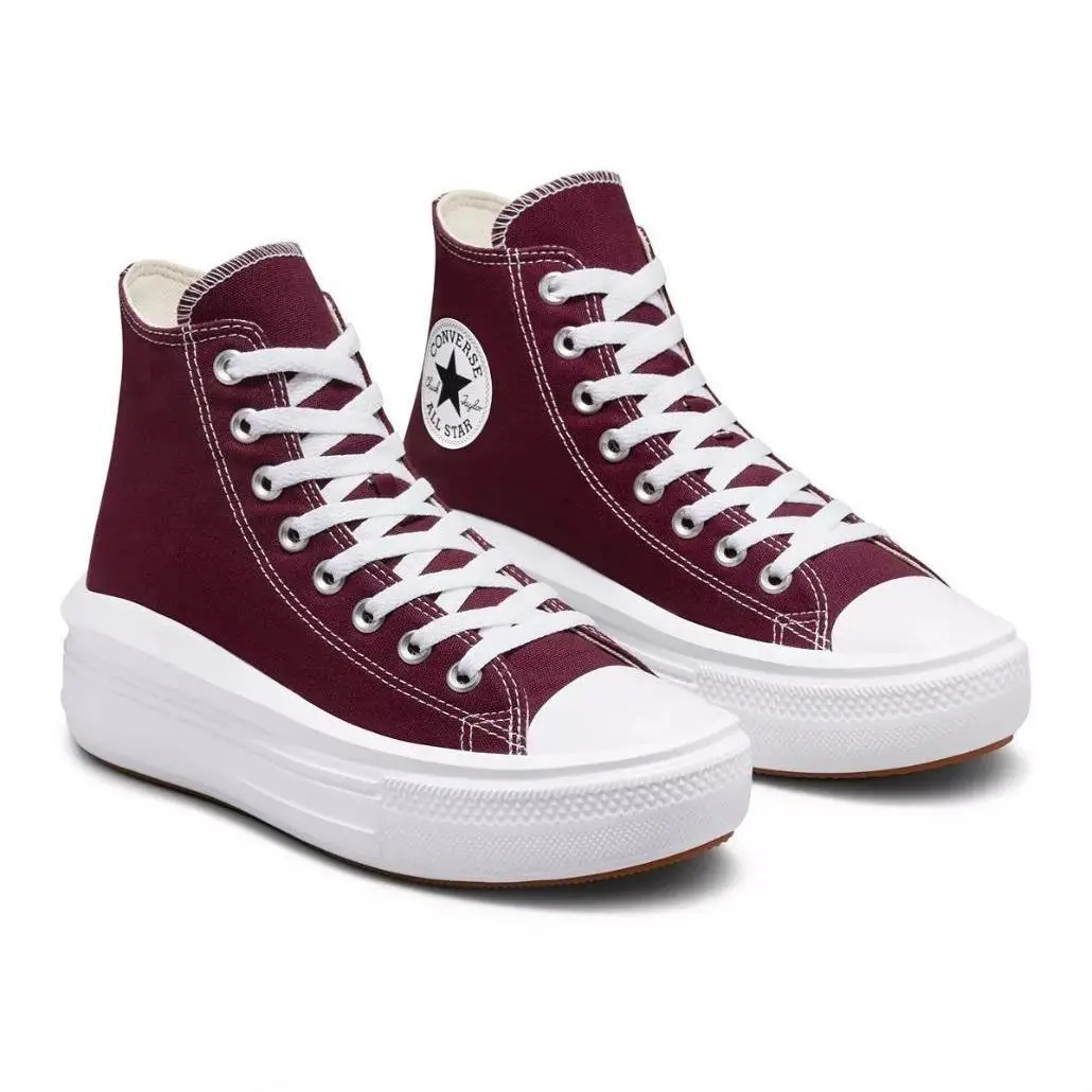 Converse shoes - Converse Chuck Taylor All-Star Move High Top - A02430C - Beetroot, Manufacturer: Beetroot/White/White 12