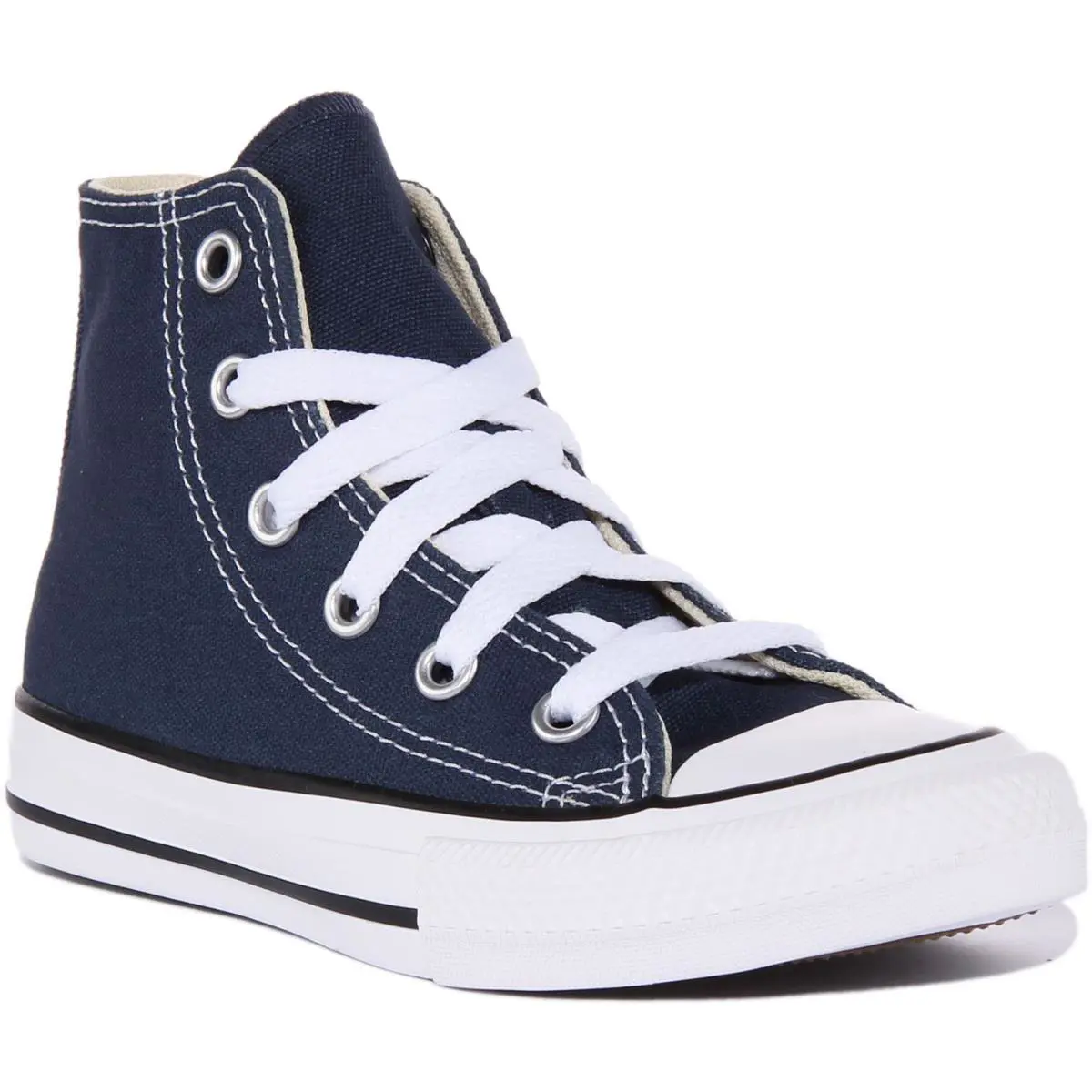 Converse Ashi Core Kids Lace Up High Top Unisex Sneakers In Navy Size US 1- 13 - NAVY