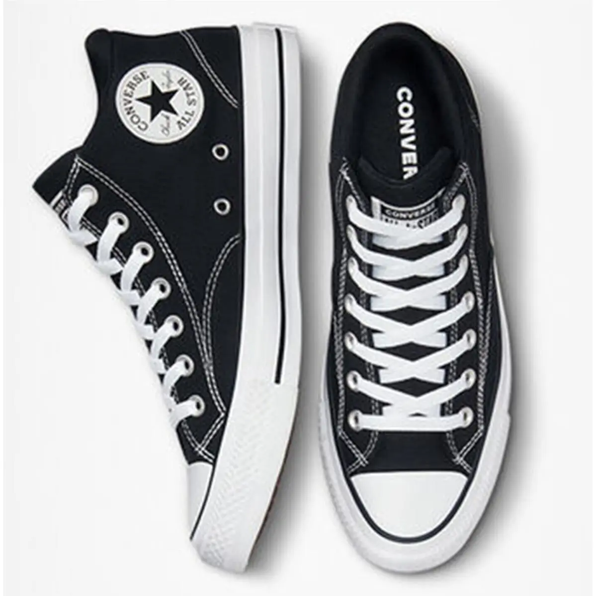 Converse shoes - Black/White/Black 3