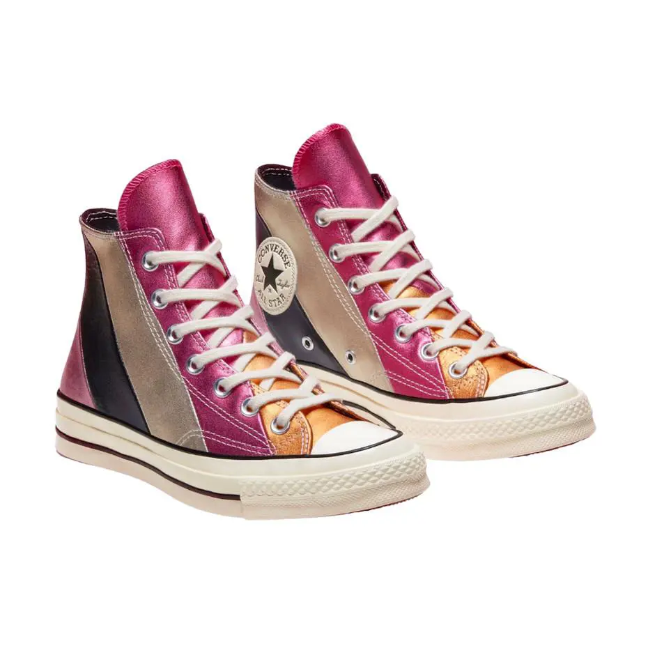Converse shoes - Converse Chuck Taylor 70 Hi - 565866C - Pink, Platinum, Fuschia, Gold, Orange, Manufacturer: Egret/Multi/Multi 4