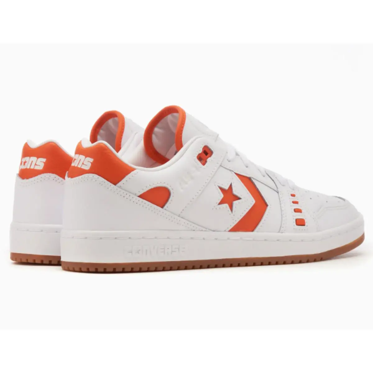 Converse shoes - White/Orange 3