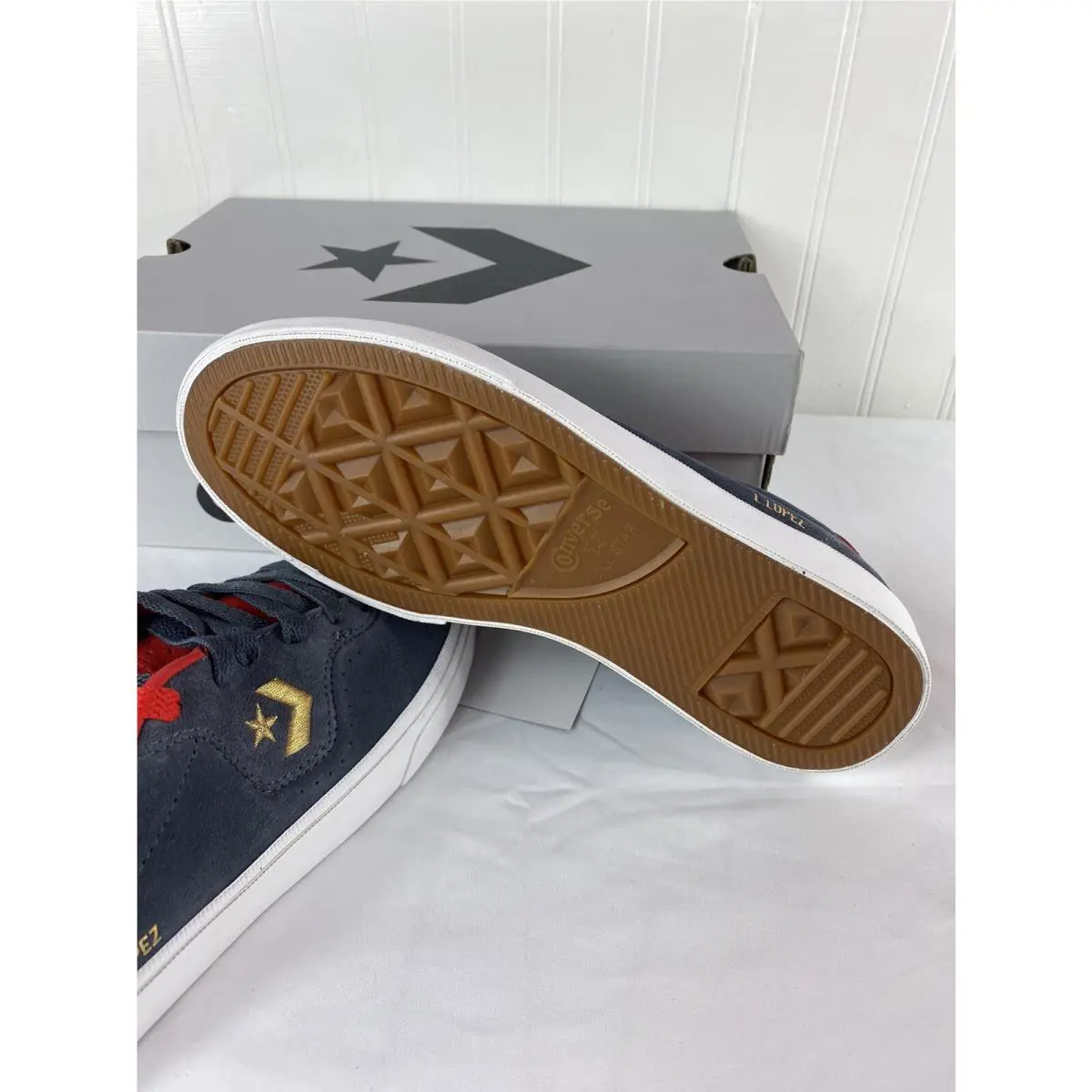 Converse shoes - Cons Louie Lopez Pro Ox - 163263C - Sharkskin/Casino 2