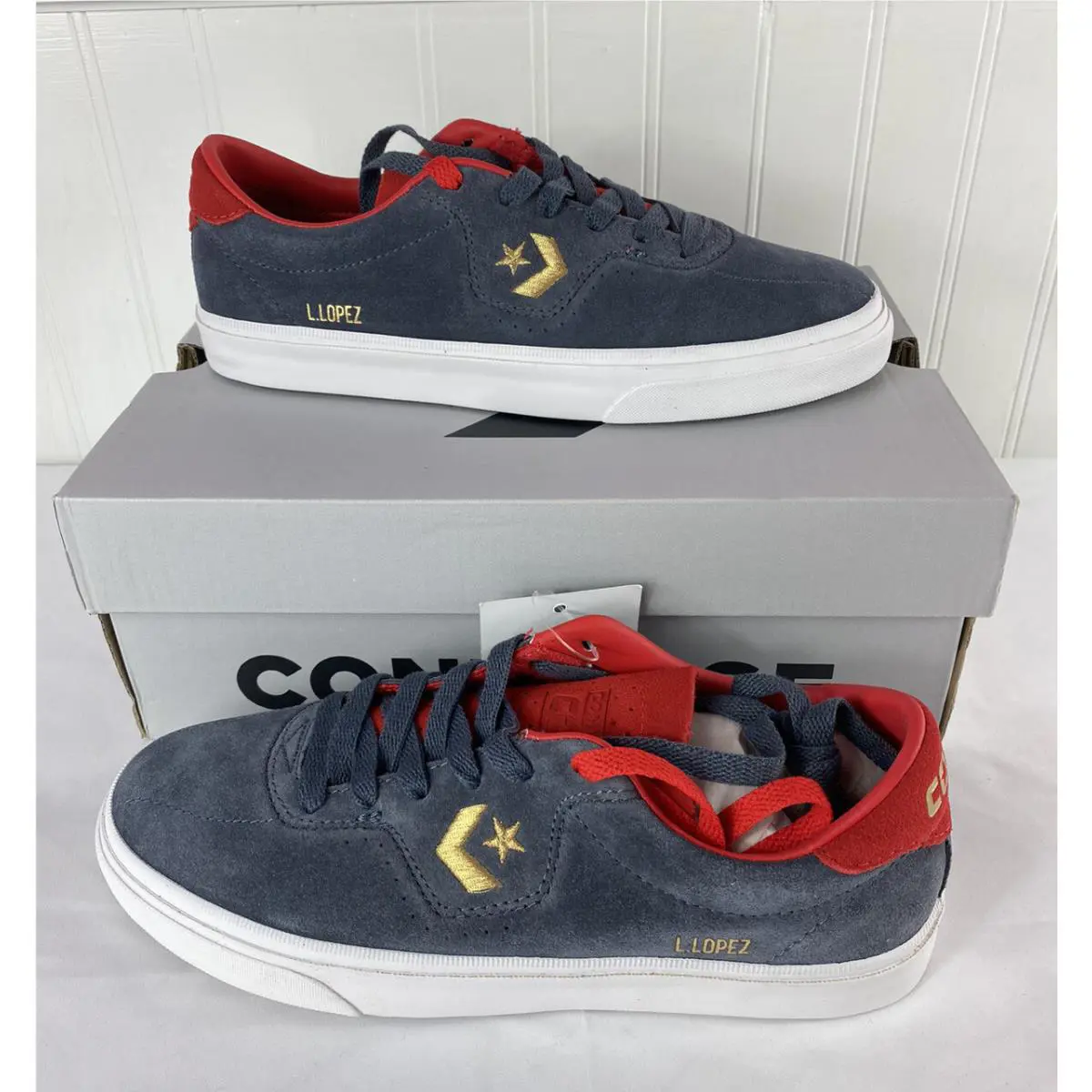 Converse shoes - Cons Louie Lopez Pro Ox - 163263C - Sharkskin/Casino 4
