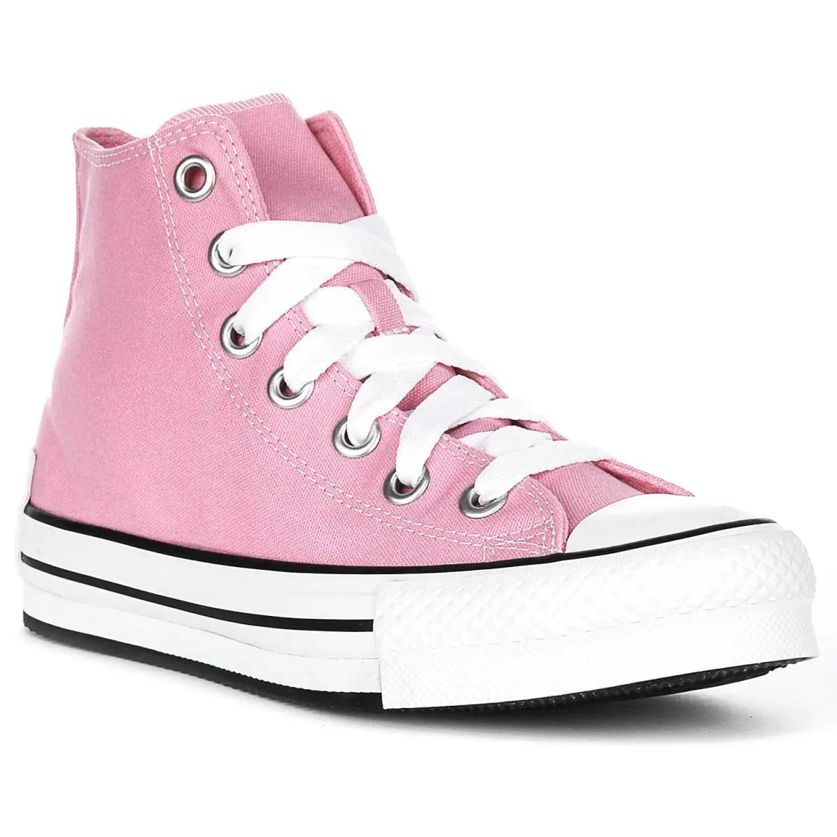 Converse A08468C Star Eva Lift Hi Sketch Junior Girls Sneakers In Pink US 4- 7